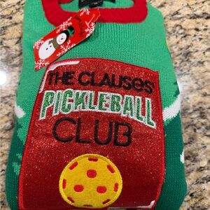 Green Pickleball Club Christmas Sweater